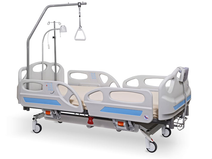 łóżko rehabilitacyjne szpitalne elektryczne ANDIMED z wyposażeniem