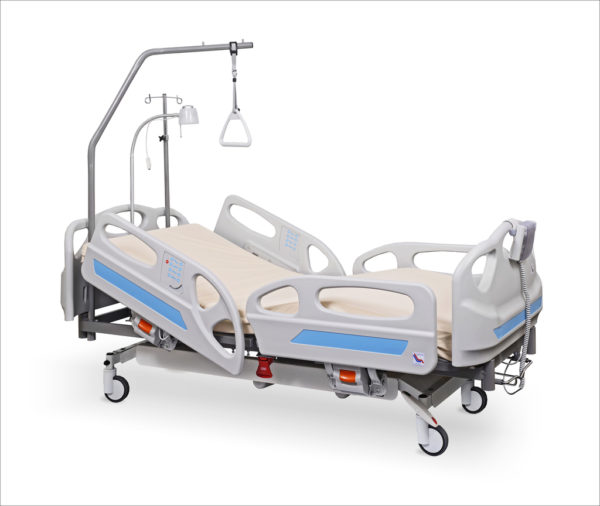 łóżko rehabilitacyjne szpitalne elektryczne ANDIMED z wyposażeniem - łóżko przeznaczone na OIOM