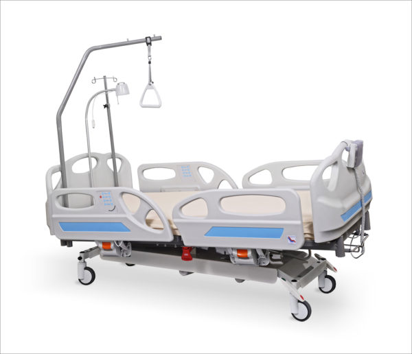 łóżko rehabilitacyjne szpitalne elektryczne ANDIMED z wyposażeniem
