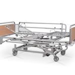 Łóżko rehabilitacyjne szpitalne AH/3S z barierkami bocznymi