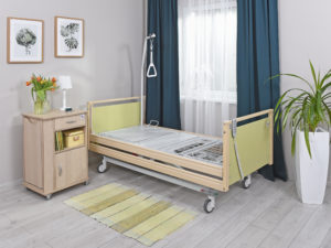 Krankenhaus-Rehabilitationsbett A-63S/T mit Holzverkleidung – Bild 10