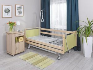Krankenhaus-Rehabilitationsbett A-63S/T mit Holzverkleidung – Bild 12