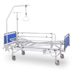 Łóżko rehabilitacyjne szpitalne A-4 z wyposażeniem