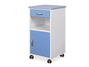 Szpitalna szafka przyłóżkowa metalowa SM-01