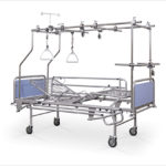 Łóżko rehabilitacyjne szpitalne A4/3S z podwójną ramą ortopedyczną