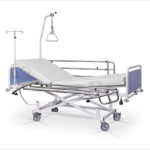 Łóżko rehabilitacyjne szpitalne elektryczne A z wyposażeniem