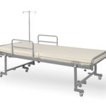 Łóżko szpitalne składane